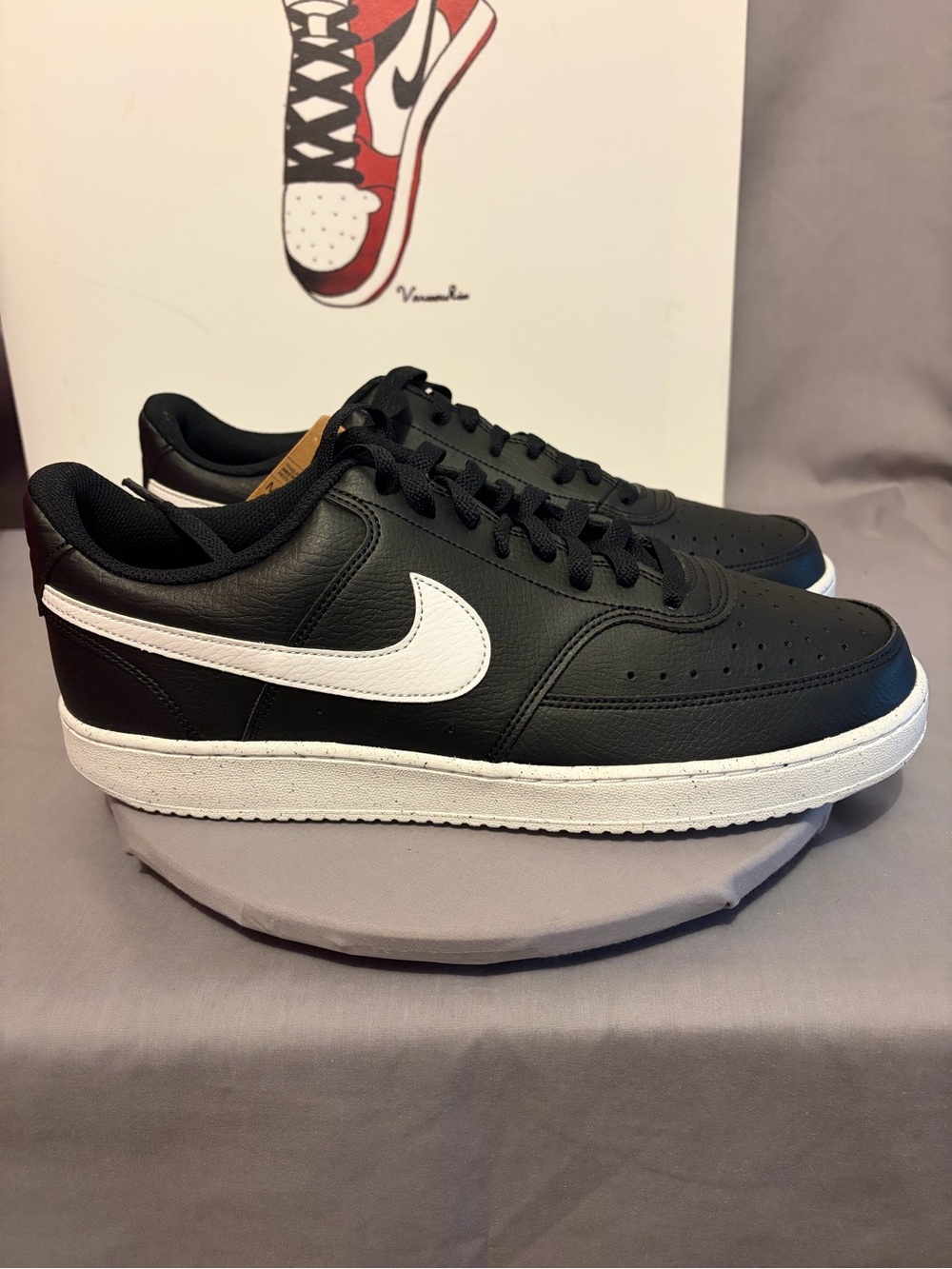 Nike Black & White NIKE COURT VISION LONN Sneakers